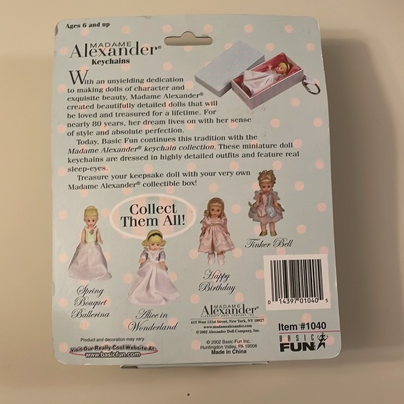 Madame Alexander Keychain Doll (Alice in Wonderland) - Picture 2 of 6
